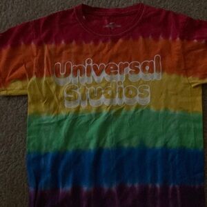 Rainbow Universal Studios youth, medium graphic T-shirt